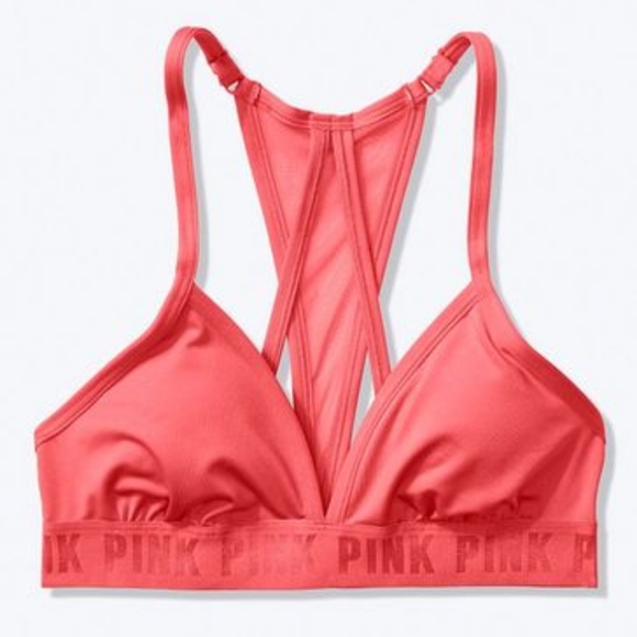 Pink Sport by Victoria's Secret Ultimate Lightly Lined Triangle Sports B… - Picture 2 of 4